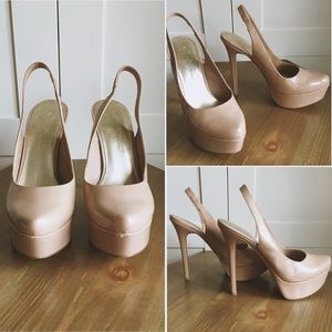 Jessica Simpson heels (platform, patent, size 9)